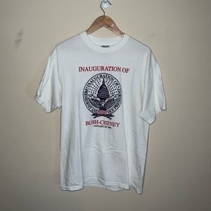 VINTAGE 2001 U.S. Presidential Bush-Cheney Inauguration T-Shirt